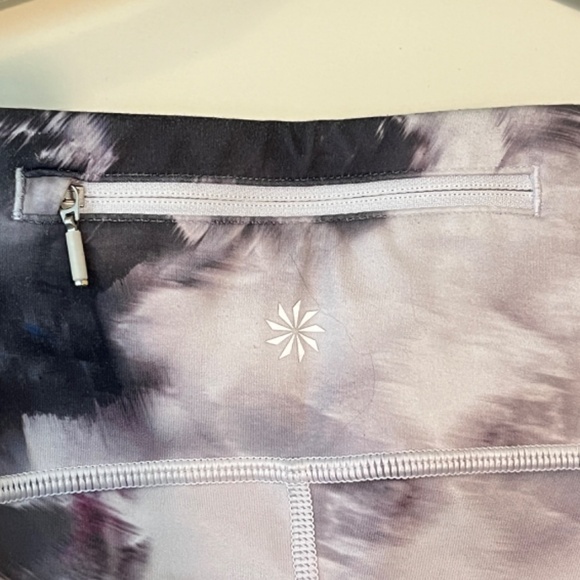 Athleta Run Free Tights - Winter Floral Sz M - Picture 7 of 8